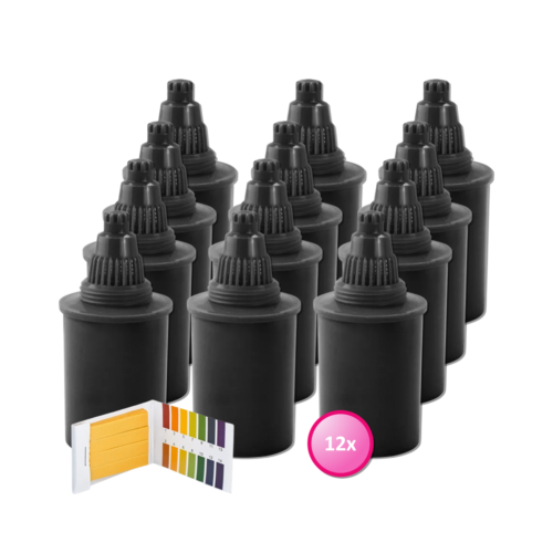 Alkaline Kan AlkaKan Filter 12-Pack Cartridge Zwart