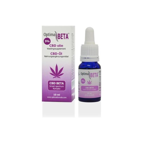 BETA CBD complex olie 5%, Optima Formula, 100% zuiver CBD olie complex, 10ml