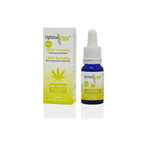 CBDV olie complex 4%, Optima Formula, 100% zuivere CBDV olie, 10 ml, Cannabidivarin