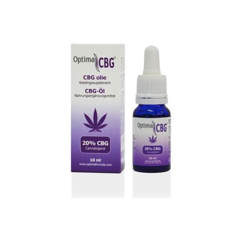 CBG olie 20%, Optima Formula, 100% zuivere CBG olie, 10ml, Cannabigerol