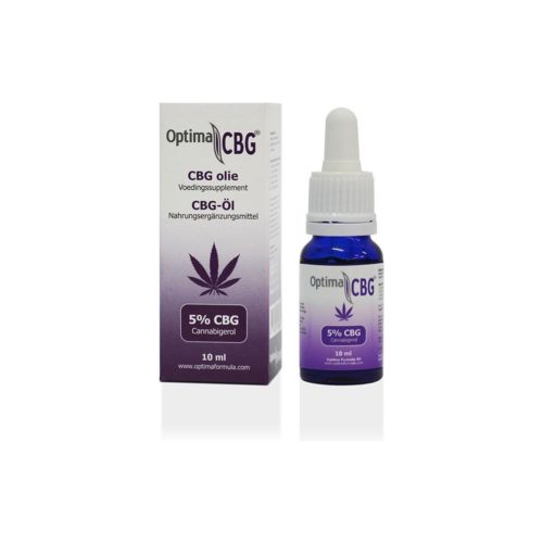 CBG olie 5%, Optima Formula, 100% zuivere CBG olie, 10ml, Cannabigerol