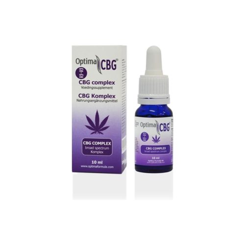 CBG olie complex 10%, Optima Formula, 100% Zuivere CBG olie, 10ml, cannabigerol