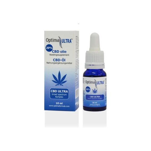 ULTRA CBD olie complex 20%, Optima Formula, 100% zuivere CBD olie, 10 ml, cannabidiol